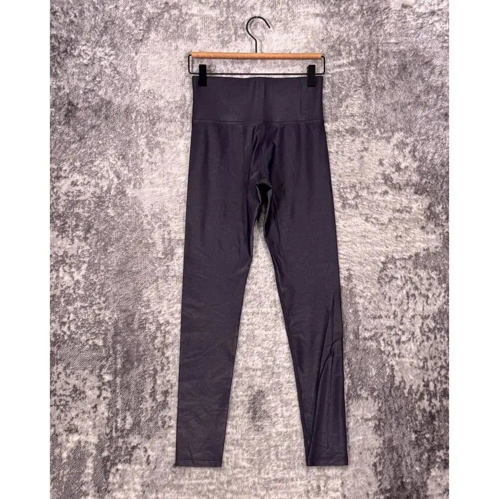 Carbon38 Takara Shine Leggings Small Womens Gray High Rise Ankle